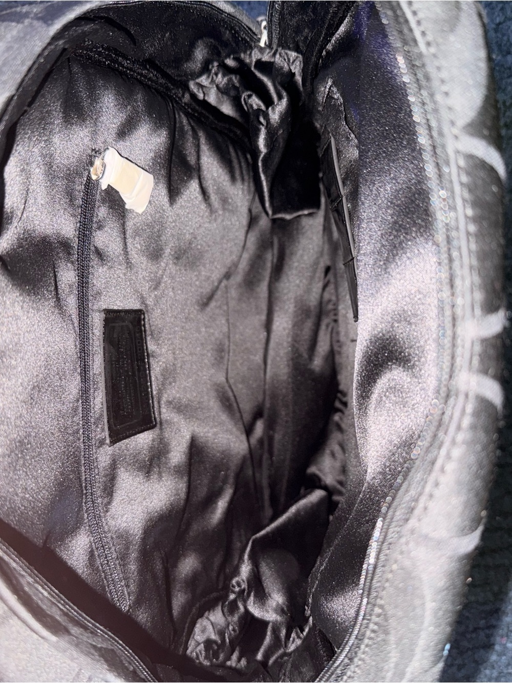 Coach Black signature poppy backpack - Picture 5 of 6